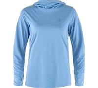 Fjallraven 84108-537 Abisko Sun-Hoodie W Sweatshirt Mujer Ultramarine Tamaño XXS