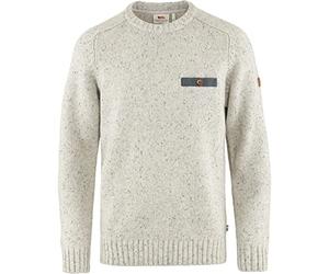 Fjallraven 84139-113 Lada Round-neck Sweater M/Lada Round-neck Sweater M Sweatshirt Hombre Chalk White Tamaño L