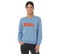 Fjallraven 84143-543-243 Logo Sweater W Sweatshirt Mujer Dawn Blue-Terracotta Brown Tamaño XS