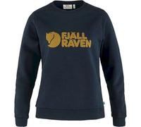 FJALLRAVEN 84143-555-230 Logo Sweater W Sweatshirt Mujer Dark Navy-Chestnut Tamaño XS