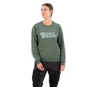 Fjallraven 84143-679-674 Logo Sweater W Sweatshirt Mujer Deep Patina-Misty Green Tamaño S