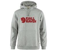 Fjallraven 84144-020-999 Logo Hoodie M Sweatshirt Hombre Grey-Melange Tamaño M