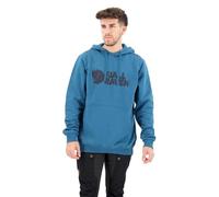 Fjallraven 84144-574 Logo Hoodie M Sweatshirt Hombre Deep Sea Tamaño L