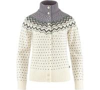 Fjallraven 84148-113-055 Övik Knit Cardigan W/Övik Knit Cardigan W Sweatshirt Mujer Chalk White-Flint Grey Tamaño M