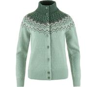 FJALLRAVEN 84148-674-679 Övik Knit Cardigan W Jacket Mujer Misty Green-Deep Patina Tamaño L