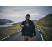 FJALLRAVEN 84158-030-352 Vardag Pile Fleece M Sweatshirt Hombre Dark Grey-Maroon Tamaño XS