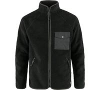 FJALLRAVEN 84158-550-030 Vardag Pile Fleece M Sweatshirt Hombre Black-Dark Grey Tamaño XS