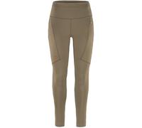 FJALLRAVEN 84773-244 Abisko Tights W Leg warmer Mujer Suede Brown Tamaño XXL