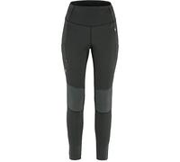 Fjallraven 84790-550-048 Abisko Värm Trekking Tights W/Abisko Warm Trekking Tights W Pants Mujer Black-Iron Grey Tamaño M