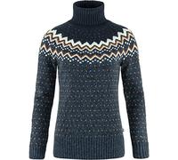Fjallraven 84792-560-555 Övik Knit Roller Neck W Sweatshirt Mujer Navy-Dark Navy Tamaño S