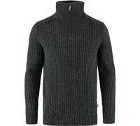 Fjallraven 86672-030 Övik Half Zip Knit M Sweatshirt Hombre Dark Grey Tamaño XXL