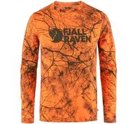 Fjallraven 86673-261 Värmland Wool LS M Sweatshirt Hombre Orange Multi Camo Tamaño L