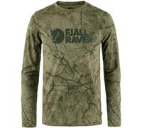 Fjallraven 86673-626 Värmland Wool LS M Sweatshirt Hombre Green Camo Tamaño XXL
