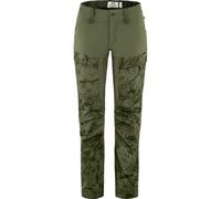 Fjallraven 86705-626-625 Keb Trousers Curved W Pants Mujer Green Camo-Laurel Green Tamaño 46/R