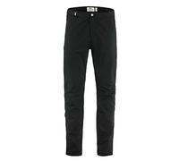 FJALLRAVEN Abisko Hike Trousers - Hombre - Negro - talla 48/R- modelo 2026