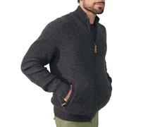 FJALLRAVEN 87071-030 Övik Zip Cardigan Knit M Sweatshirt Hombre Dark Grey Tamaño XS