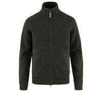 Fjallraven 87071-633 Övik Zip Cardigan Knit M/Övik Zip Cardigan Knit M Sweatshirt Hombre Dark Olive Tamaño L