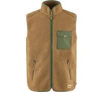 FJALLRAVEN 87073-232-625 Vardag Pile Fleece Vest M Sports vest Hombre Buckwheat Brown-Laurel Green Tamaño XS