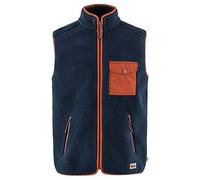 Fjallraven 87073-560-215 Vardag Pile Fleece Vest M/Vardag Pile Fleece Vest M Sweatshirt Hombre Navy-Autumn Leaf Tamaño M