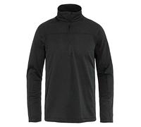 Fjallraven 87113-550 Abisko Lite Fleece Half Zip M Sweatshirt Hombre Black Tamaño S