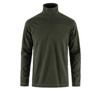Fjallraven 87113-662 Abisko Lite Fleece Half Zip M Sweatshirt Hombre Deep Forest Tamaño L