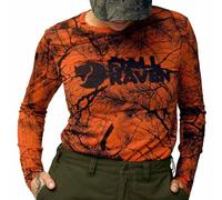 Fjallraven 87136-261 Värmland Wool LS W Sweatshirt Mujer Orange Multi Camo Tamaño XS