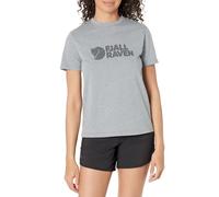 Fjallraven 87146-020-999 Logo tee W T-Shirt Mujer Grey-Melange Tamaño M