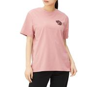Fjallraven 87153-300 Fox Boxy Logo tee W T-Shirt Mujer Dusty Rose Tamaño XS