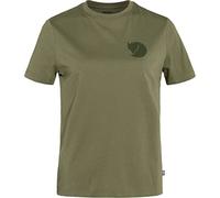 FJALLRAVEN Fox Boxy Logo Tee W - Mujer - Verde - talla L- modelo 2026