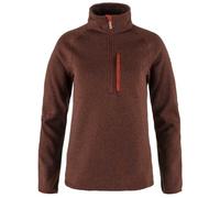 Fjallraven 87155-215 Övik Fleece Half Zip W Sweatshirt Mujer Autumn Leaf Tamaño L