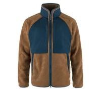 Fjallraven 87164-230-560 Vardag Pile Jacket M Jacket Hombre Chestnut-Navy Tamaño M