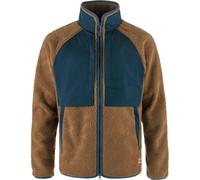 FJALLRAVEN 87164-230-560 Vardag Pile Jacket M Jacket Hombre Chestnut-Navy Tamaño XS