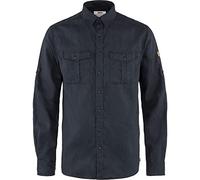 Fjallraven 87208-555 Övik Travel Shirt LS M Shirt Hombre Dark Navy Tamaño XL