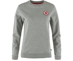 Fjallraven 87230-020-999 1960 Logo Badge Sweater W / 1960 Logo Badge Sweater W Sweatshirt Mujer Grey-Melange Tamaño M