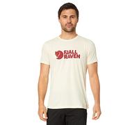 FJALLRAVEN Logo T-shirt M - Hombre - Beige - talla S- modelo 2025