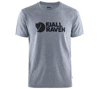 Fjallraven Logo T-Shirt M, Mens, Uncle Blue-Melange
