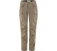 Fjallraven 89638-244 Nikka Trousers Curved W Pants Mujer Suede Brown Tamaño 36
