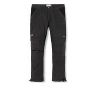Fjallraven Abisko Lite Trekking Zip-Off M Reg Sport Trousers, Hombre, Dark Grey-Black, 48