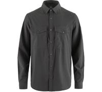 FJALLRAVEN Abisko Trekking Shirt M T, Gris Oscuro, S para Hombre