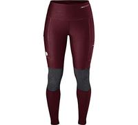 Fjallraven Abisko Trekking Tights W Sport Trousers, Mujer, Dark Garnet, M