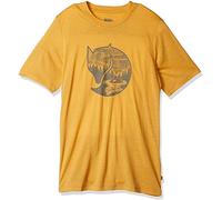 Fjallraven Abisko Wool Fox SS M Camiseta, Hombre, Ochre, XS