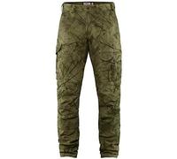 FJALLRAVEN Barents Pro Hunting Trousers M Sport, Hombre, Green Camo-Deep Forest, 54
