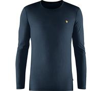 Fjallraven Bergtagen Thinwool LS M Camiseta, Hombre, Mountain Blue, S