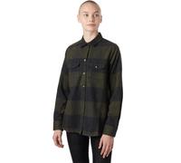 Fjallraven Canada Shirt W Long Sleeved T-Shirt, Mujer, Deep Forest-Dark Grey, XXS