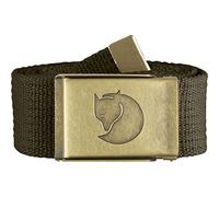 Fjallraven Canvas Brass Belt 4 Cm Belt, Unisex Adulto, Dark Olive, 1 Size