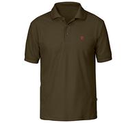Fjallraven Crowley Pique Shirt M T-Shirt, Hombre, Dark Olive, XL