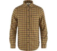 Fjallraven F82979-232-555 Övik Flannel Shirt M Buckwheat Brown-Dark Navy XXL