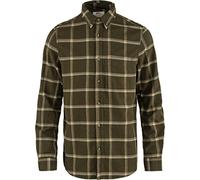 Fjallraven F84132-633-195 Övik Comfort Flannel Shirt M Dark Olive-Sand Stone XS