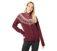 Fjallraven F84148-356 Övik Knit Cardigan W Dark Garnet XXS