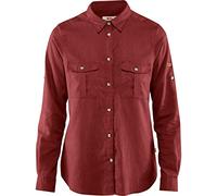FJALLRAVEN F89843-342 Övik Travel Shirt LS W Raspberry Red XXS